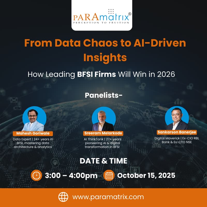 Cover Image for From Data Chaos to AI-Driven Insights: How Leading BFSI Firms Will Win in 2026