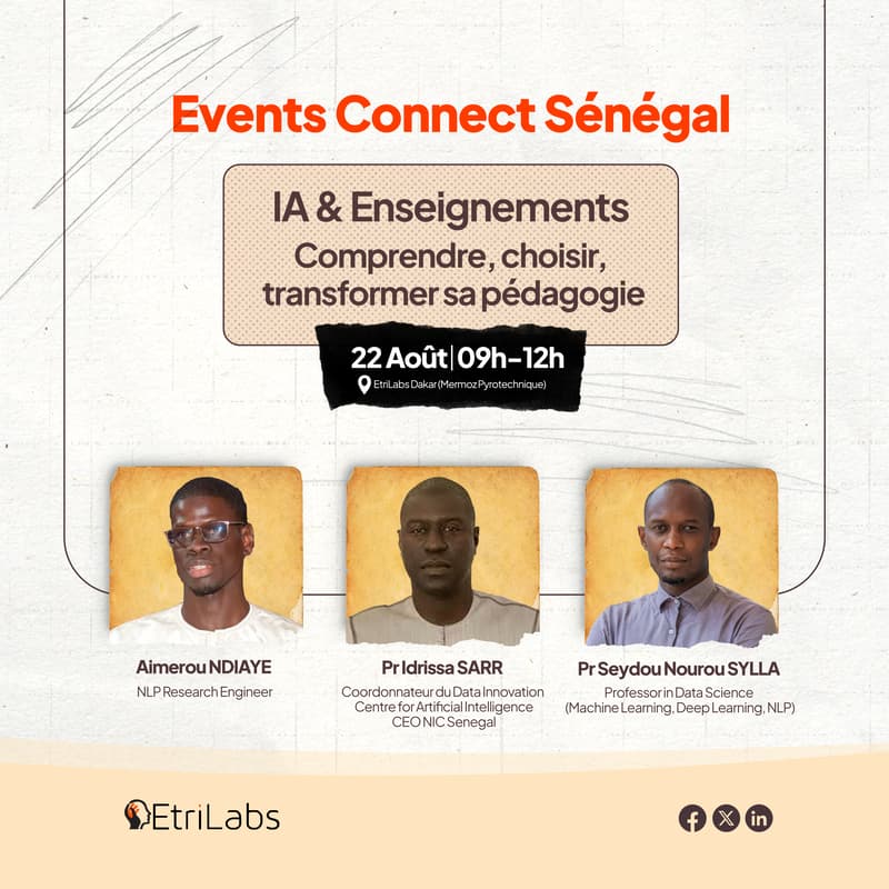 Cover Image for Event Connect: IA & Enseignements - comprendre, choisir, transformer sa pédagogie