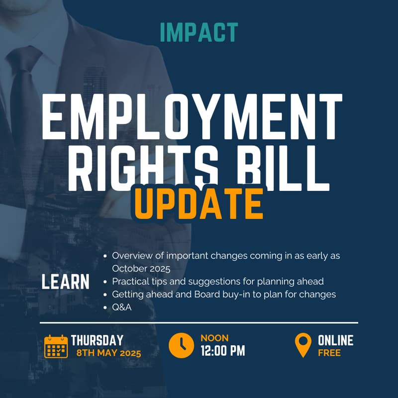 Cover Image for Impact Lawyers - Employment Rights Bill Update