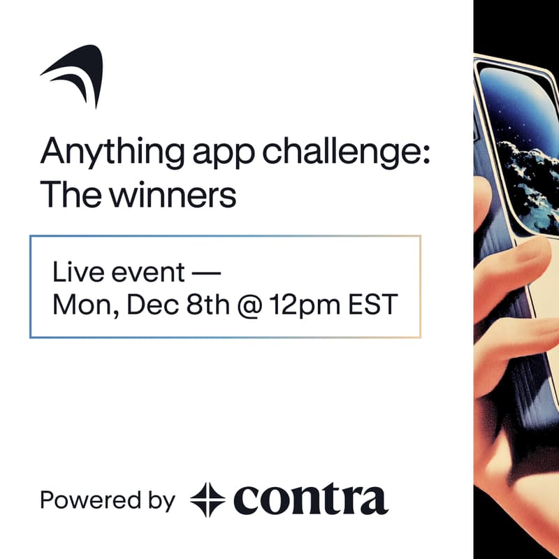 Cover Image for Anything App Challenge: Winner's Announcement