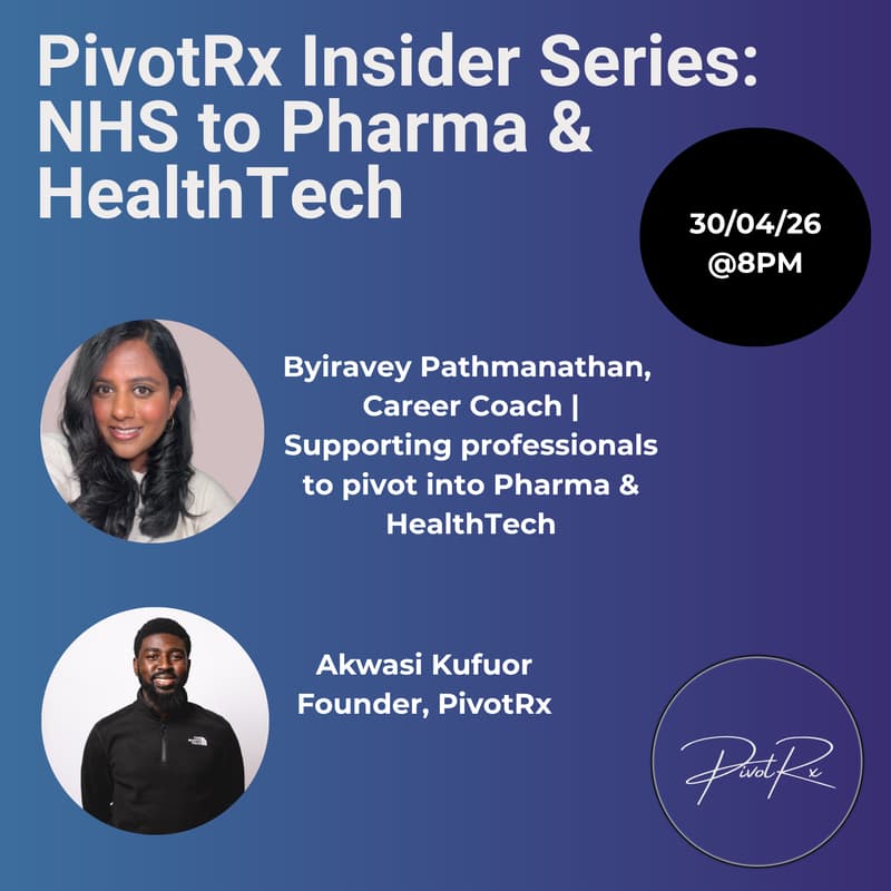 Cover Image for PivotRx Insider: NHS to Pharma & HealthTech