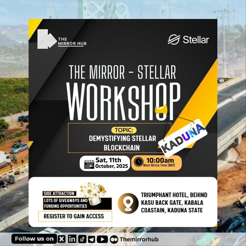 Cover Image for The Mirror Hub Stellar Roadshow Kaduna