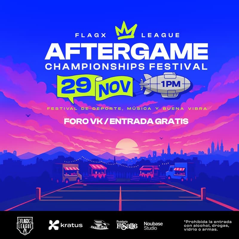 Cover Image for AFTERGAME 2025: DEPORTE, MÚSICA Y BUENA VIBRA