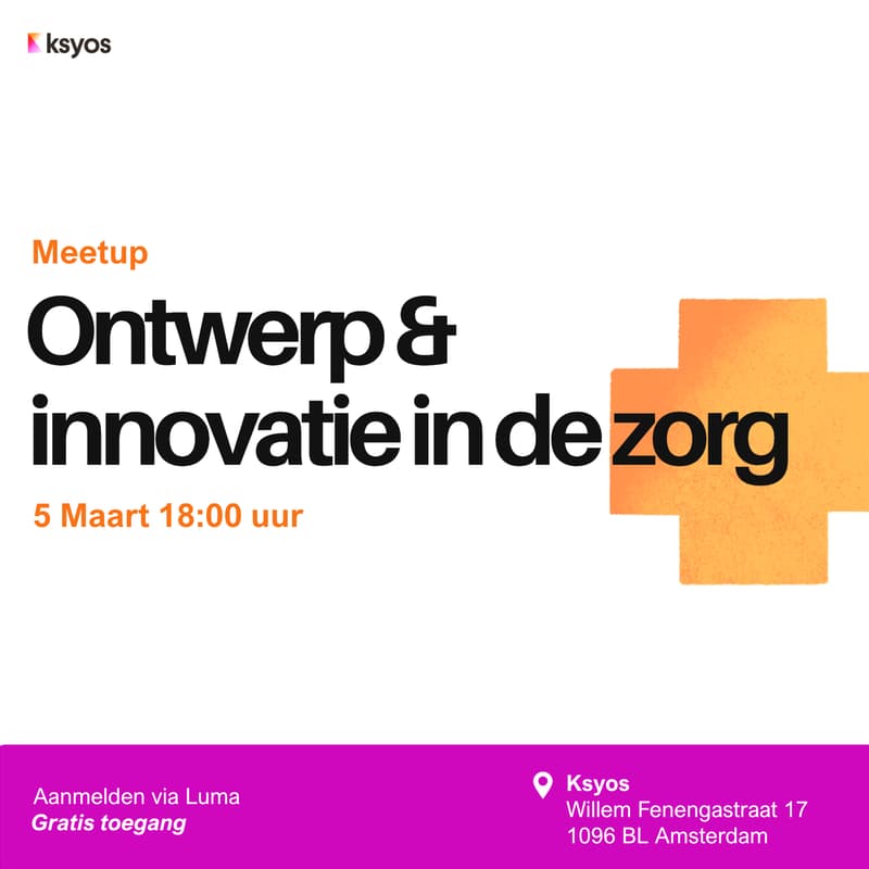 Cover Image for Ontwerp & innovatie in de Zorg meetup