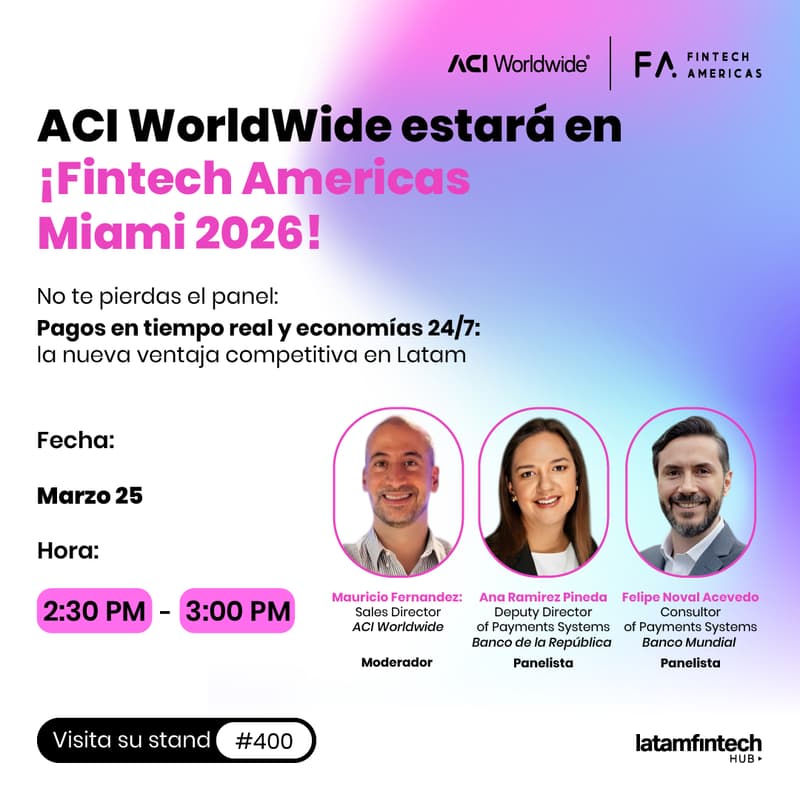 Cover Image for Power Panel: Pagos en tiempo real y economías 24/7: la nueva ventaja competitiva en LatAm @ Fintech Americas