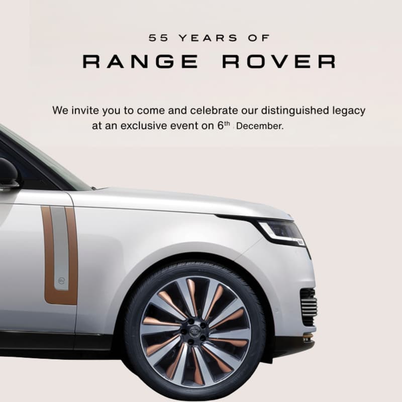 Cover Image for 55 YEARS OF          RANGE ROVER
