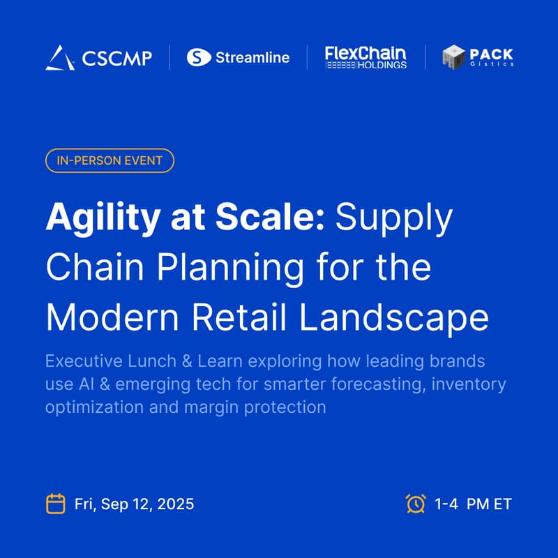 Cover Image for Agility at Scale: Supply Chain Planning for the Modern Retail Landscape