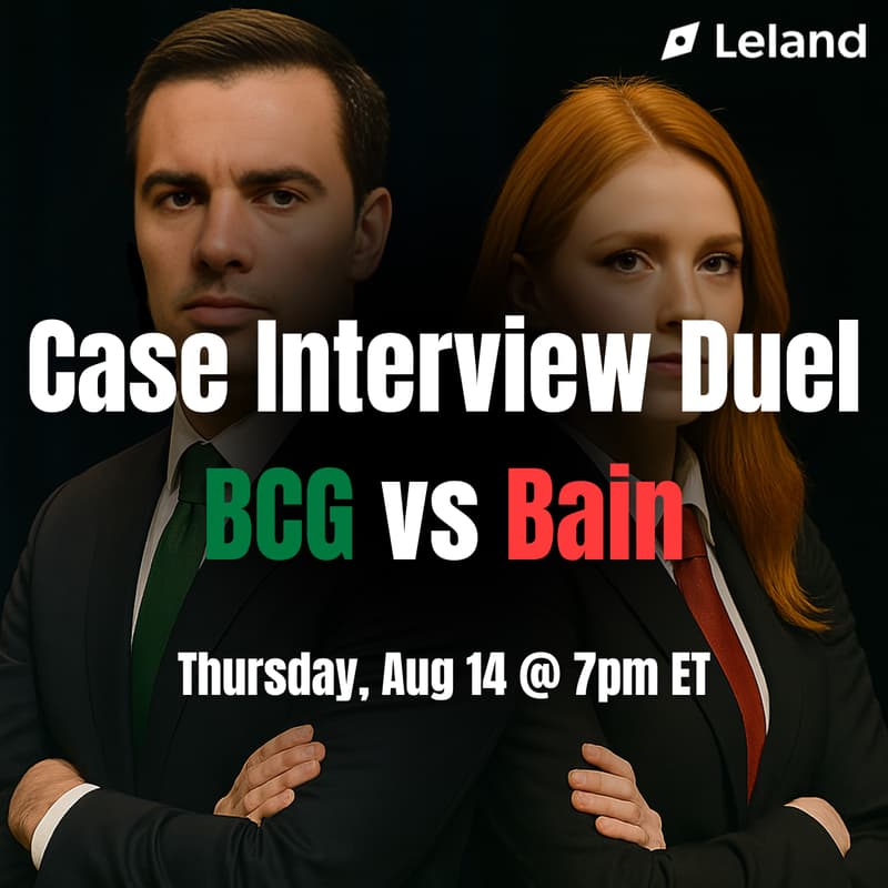 Cover Image for Live Case Interview Battle: BCG vs Bain