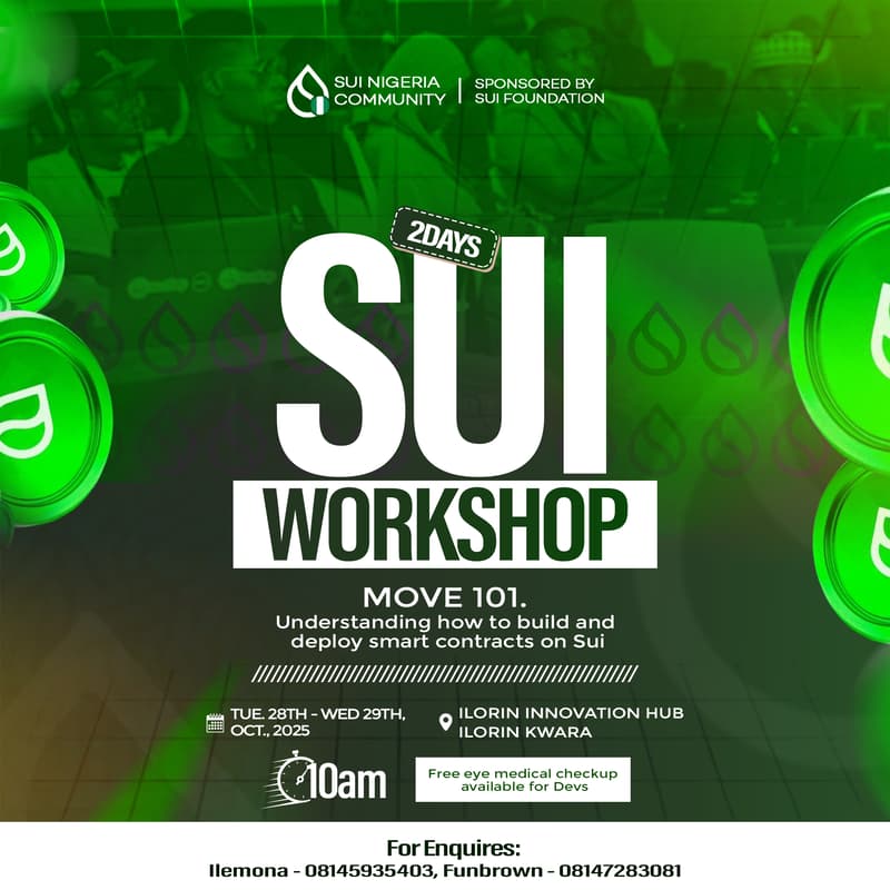 Cover Image for Sui Workshop; MOVE 101