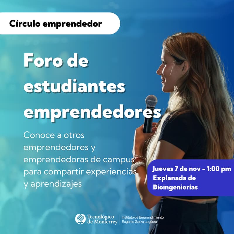 Foto de portada de Foro de estudiantes emprendedores - BTEM
