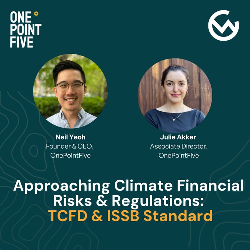 Cover Image for Approaching Climate Financial Risks & Regulations: TCFD & ISSB Standard