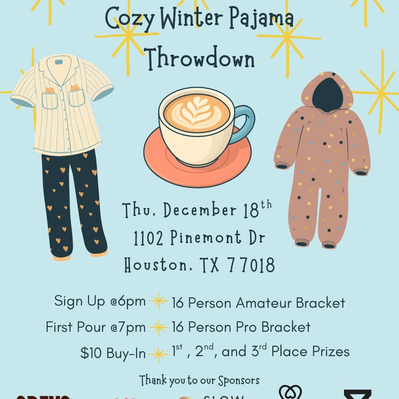 Cover Image for Cozy Winter Pajama Latte Art Throwdown