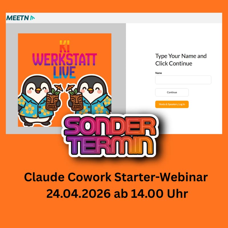 Cover Image for Einsteiger-Termin Claude Cowork