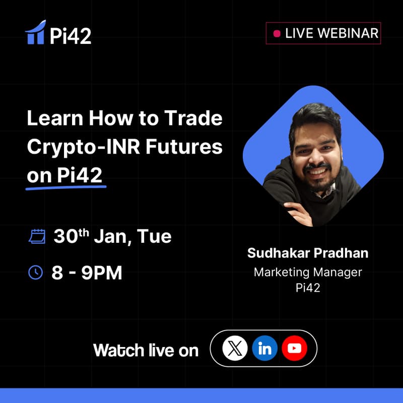 Cover Image for Learn How to Trade Crypto-INR Futures - Pi42 Exchange