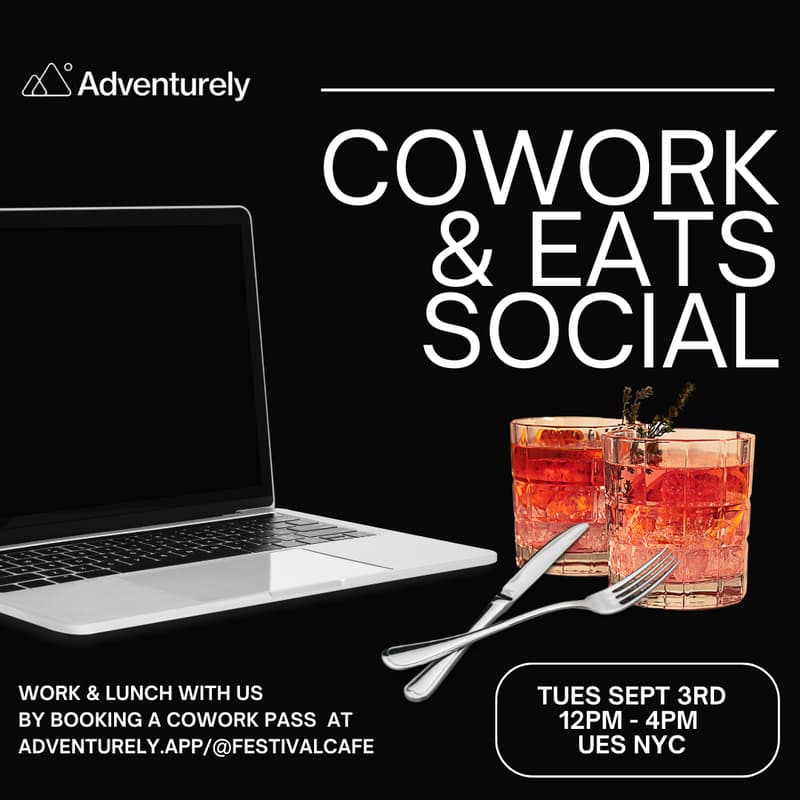 Cover Image for Cowork & Eats Social With Adventurely | NYC UES