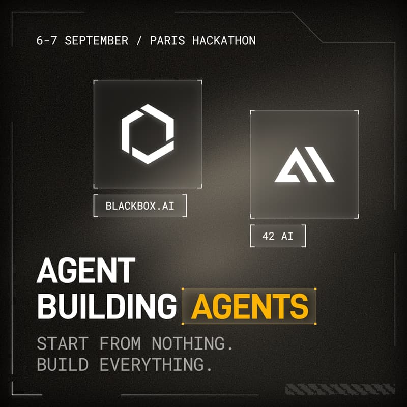 Cover Image for BLACKBOX.AI Agents Hackathon x 42AI