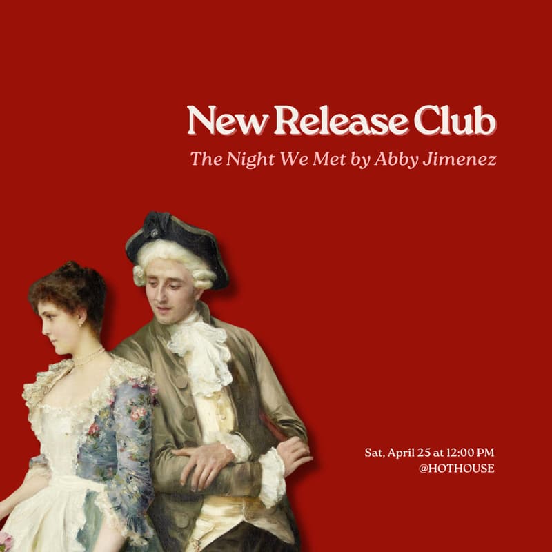 Cover Image for New Release Club: The Night We Met by Abby Jimenez (Session 2)