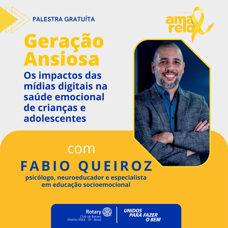 Cover Image for Palestra: Geração Ansiosa – Os impactos das mídias digitais na saúde emocional de crianças e adolescentes