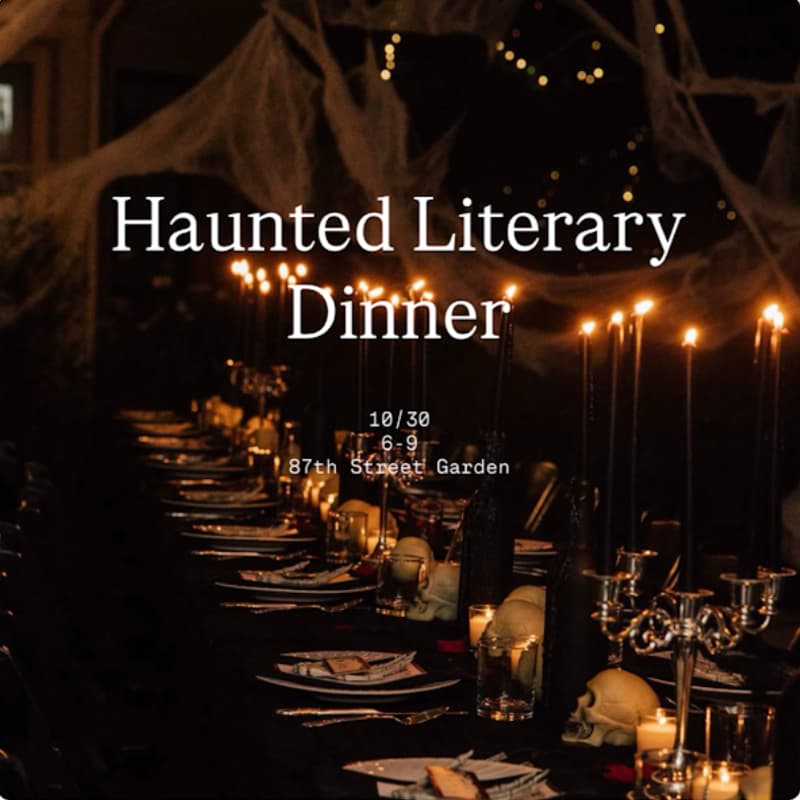 Cover Image for Haunted Literary Dinner