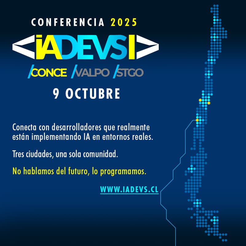 Cover Image for Conferencia <|iadevs|> 2025 en Concepción
