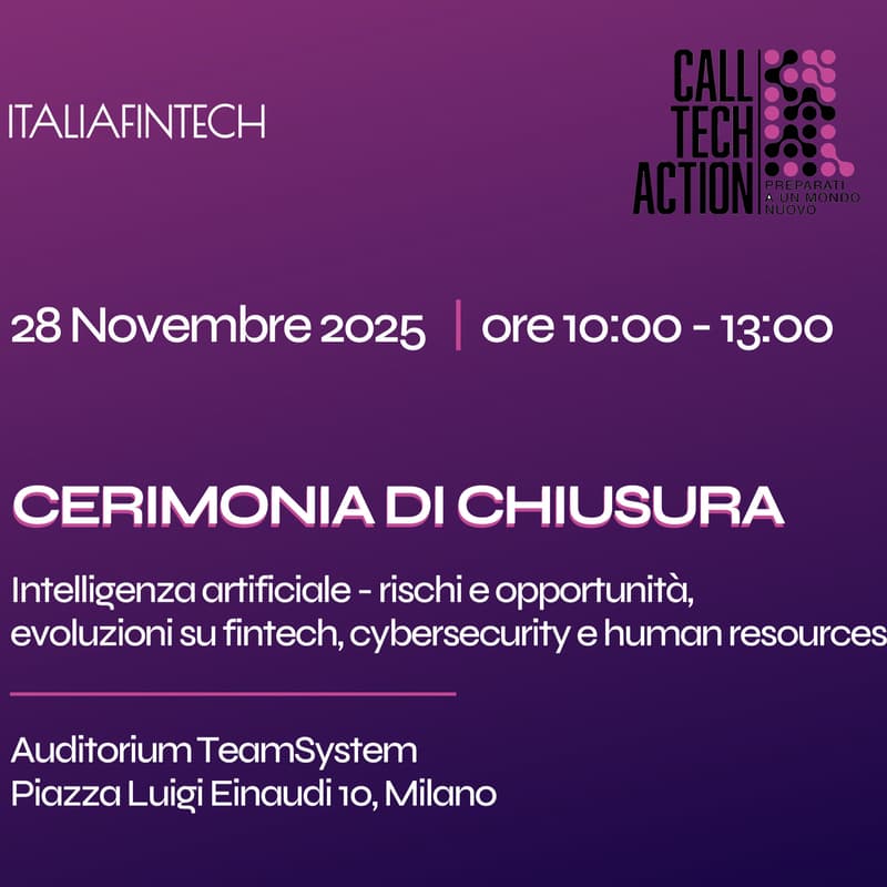 Cover Image for Call Tech Action | Cerimonia di chiusura