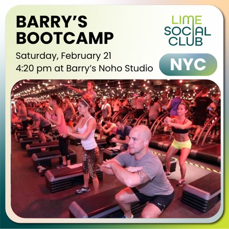Cover Image for NYC: Barrys Bootcamp x Lime Social Club