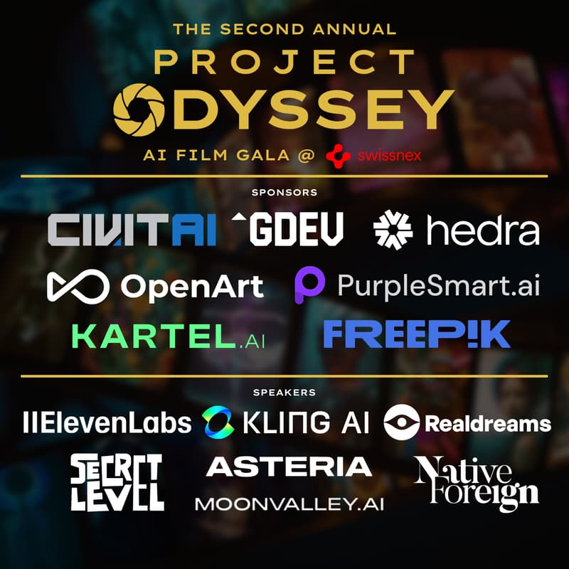 Cover Image for Project Odyssey Season 2 – AI Film Gala