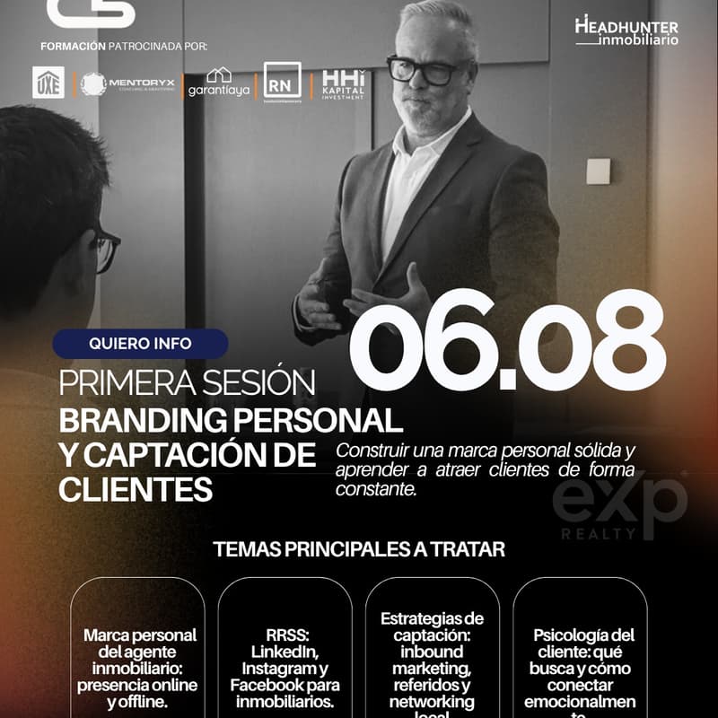 Cover Image for 1 «BRANDING PERSONAL y CAPTACIÓN» Curso de Verano: Excelencia Inmobiliaria por Eduardo Sánchez