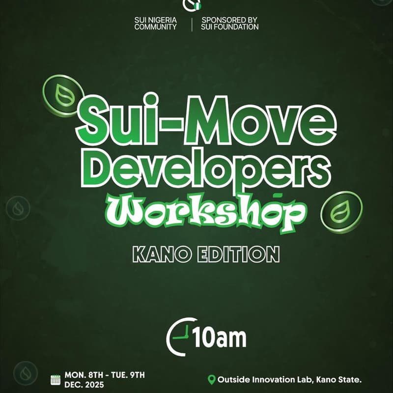 Cover Image for Sui Move Developers Workshop Northwest Edition