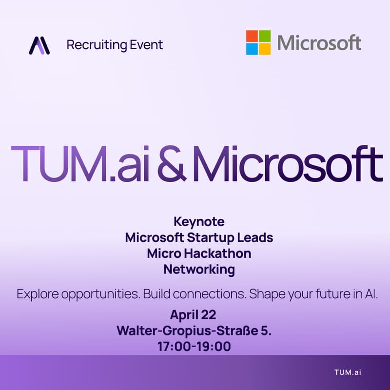 Cover Image for TUM.ai & Microsoft