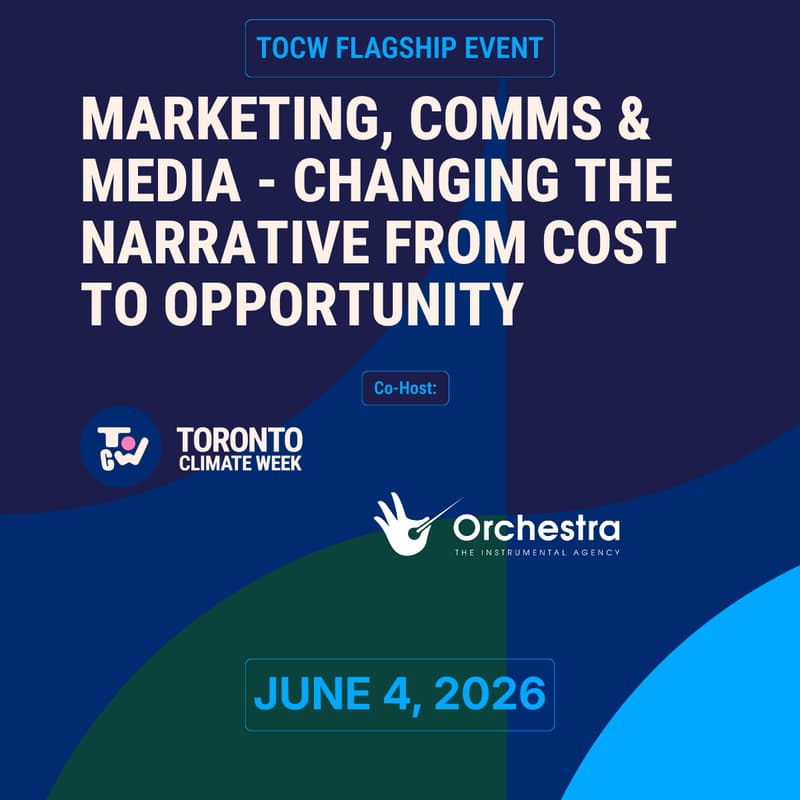 Cover Image for TOCW Flagship Event: Marketing, Comms & Media - Changing the Narrative from Cost to Opportunity