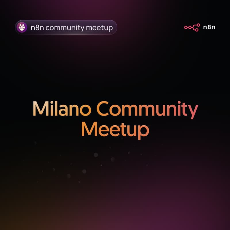 Cover Image for n8n Milano Community Meetup