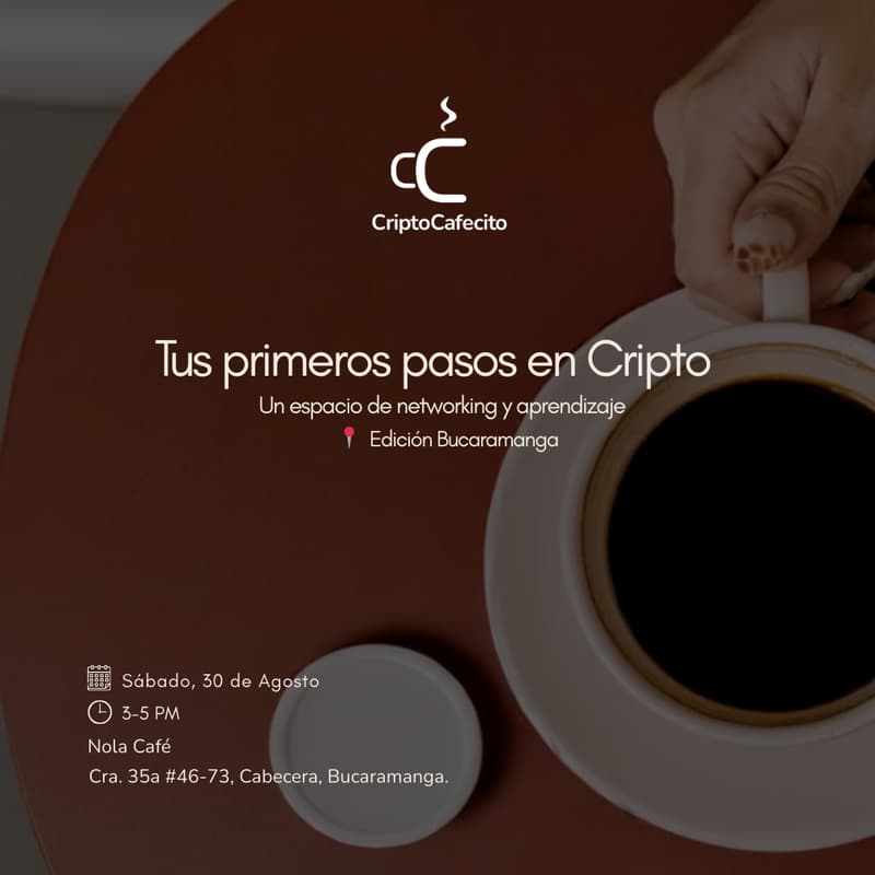 Cover Image for Tus Primeros Pasos en Cripto - Bucaramanga