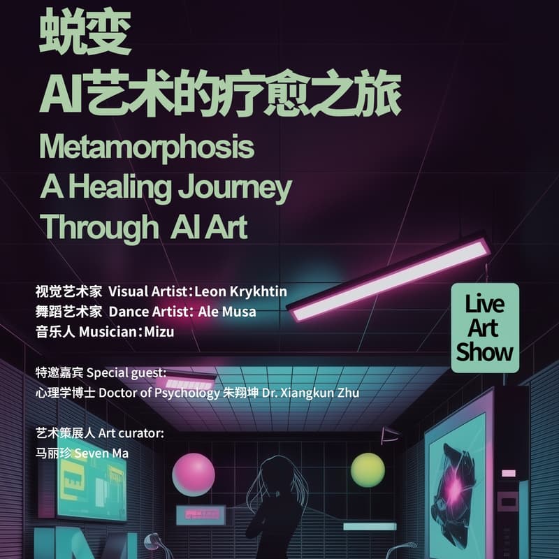 Cover Image for METAMORPHOSIS. A Healing Journey Through AI Art