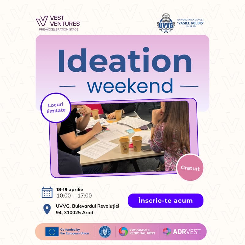Cover Image for Ideation Weekend - Arad