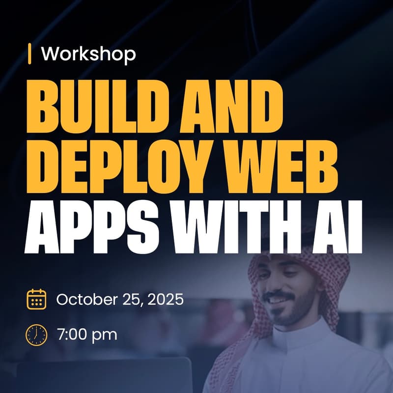 Build and Deploy Web Apps with AI - Workshop · Luma