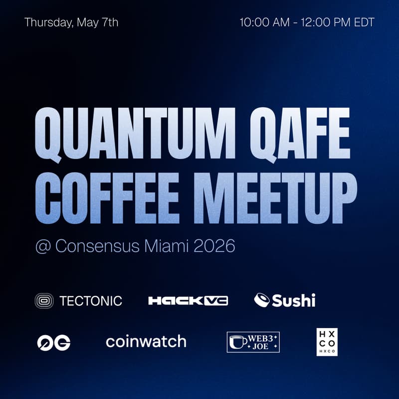 Cover Image for Quantum Qafe Coffee Meetup @ Consensus Miami