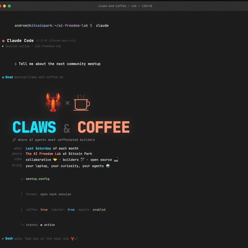 Cover Image for CLAWS & COFFEE - Nashville