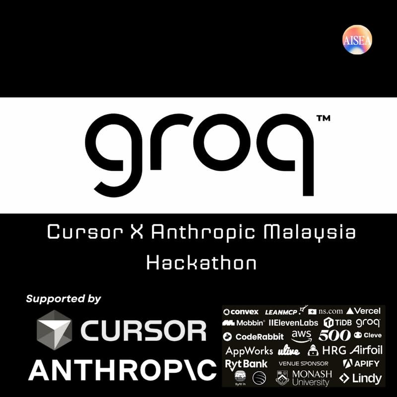 Cover Image for Groq Workshop: Build Lightning-Fast AI Apps with LPU Inference