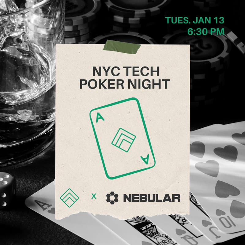 Cover Image for NYC Tech Poker Night (by Arya & Nebular)