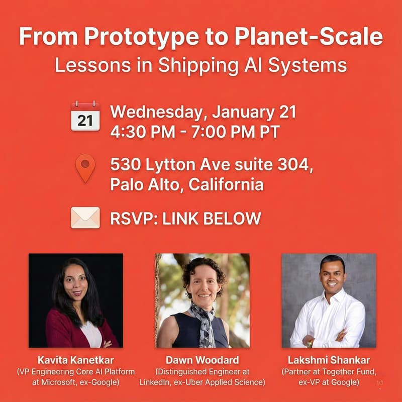 Cover Image for From Prototype to Planet-Scale: Lessons in Shipping AI Systems