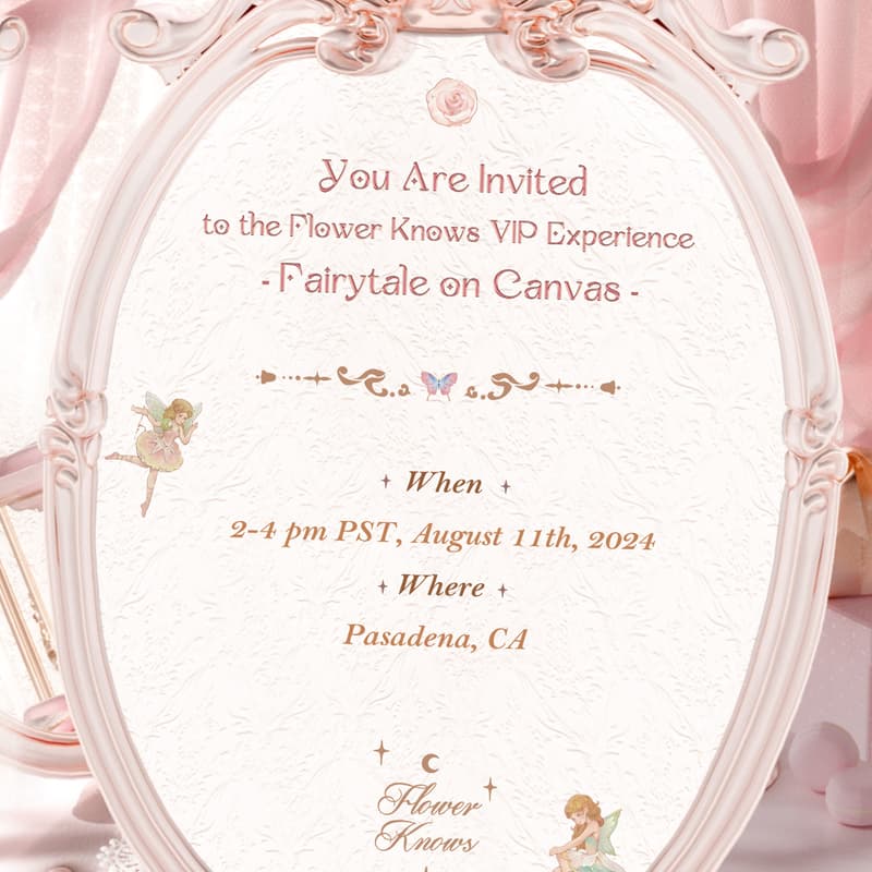 Cover Image for Flower Knows VIP Experience Event🌸 Fairytale on Canvas