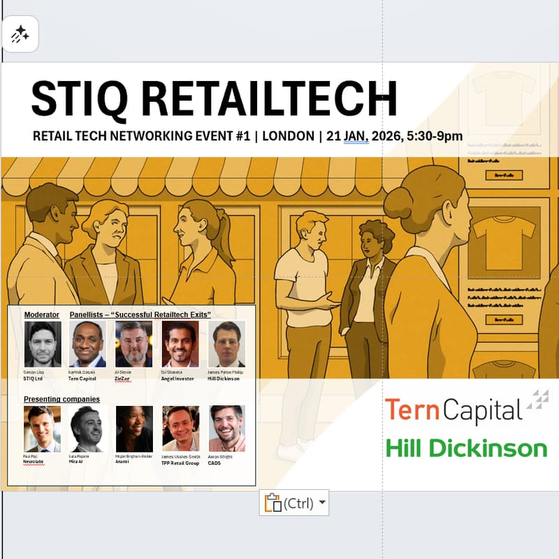 Cover Image for STIQ RETAILTECH evening networking event