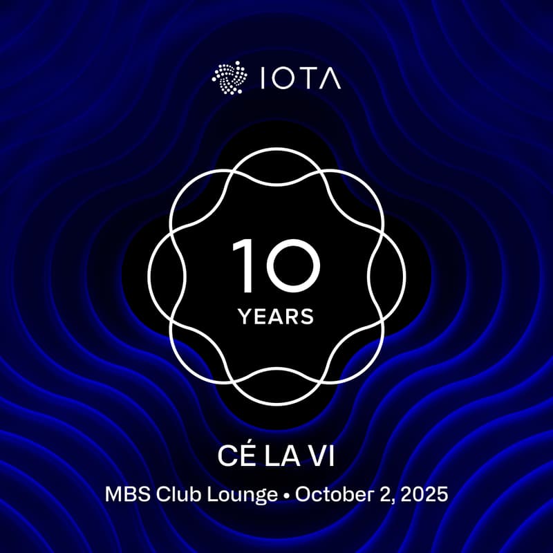 Cover Image for IOTA 10 Year Anniversary: A Decade Strong. Built to Move Forward.
