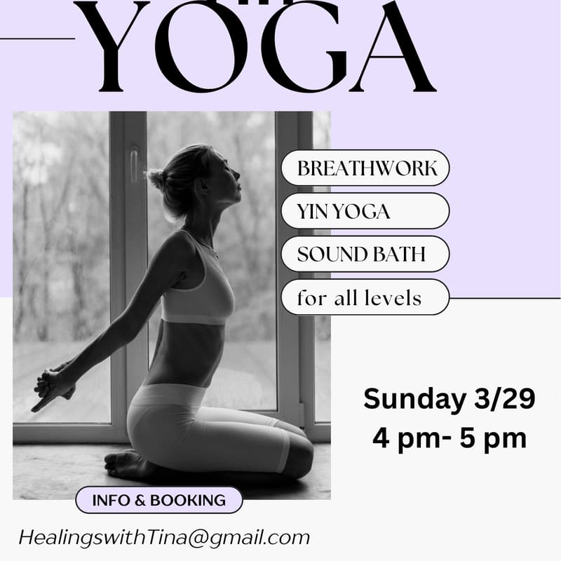 Cover Image for Yin Yoga Sound Bath 3/29