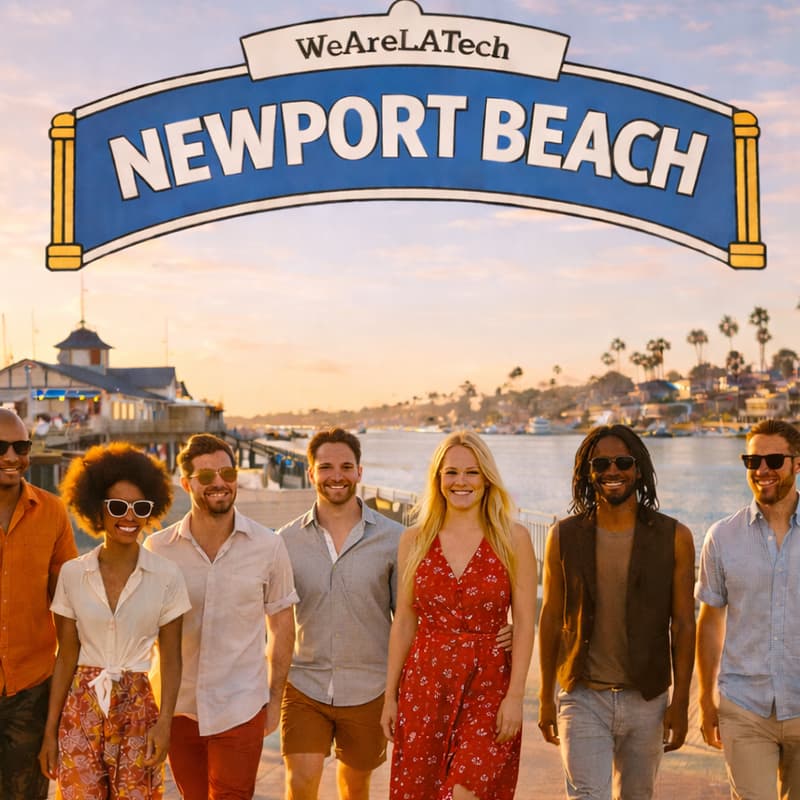 Cover Image for WeAreLATech: LA Tech Community Walk 🚶 Newport Beach Edition
