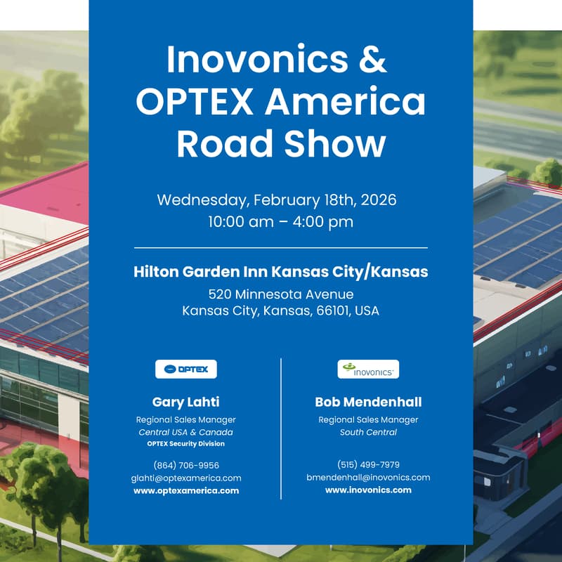 Cover Image for Inovonics & OPTEX America Road Show