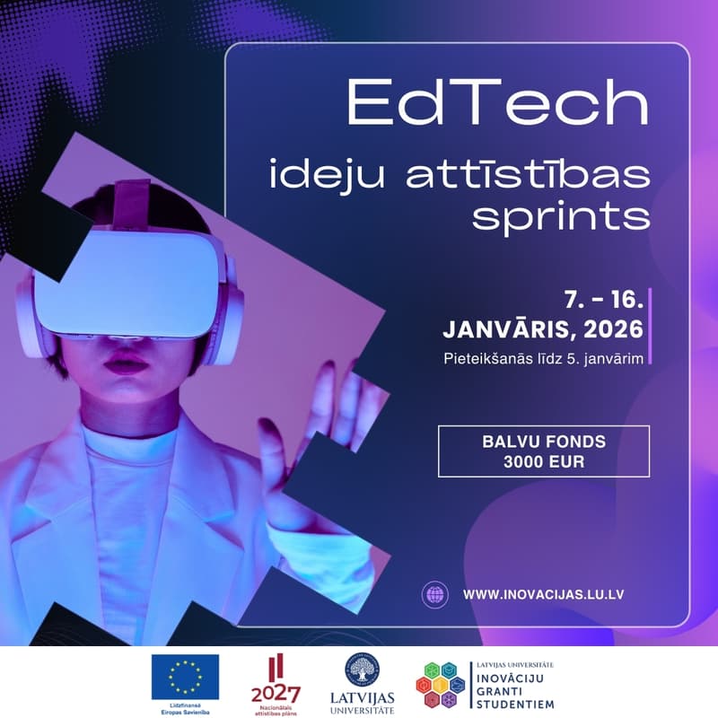 Cover Image for "EdTech" ideju attīstības sprints