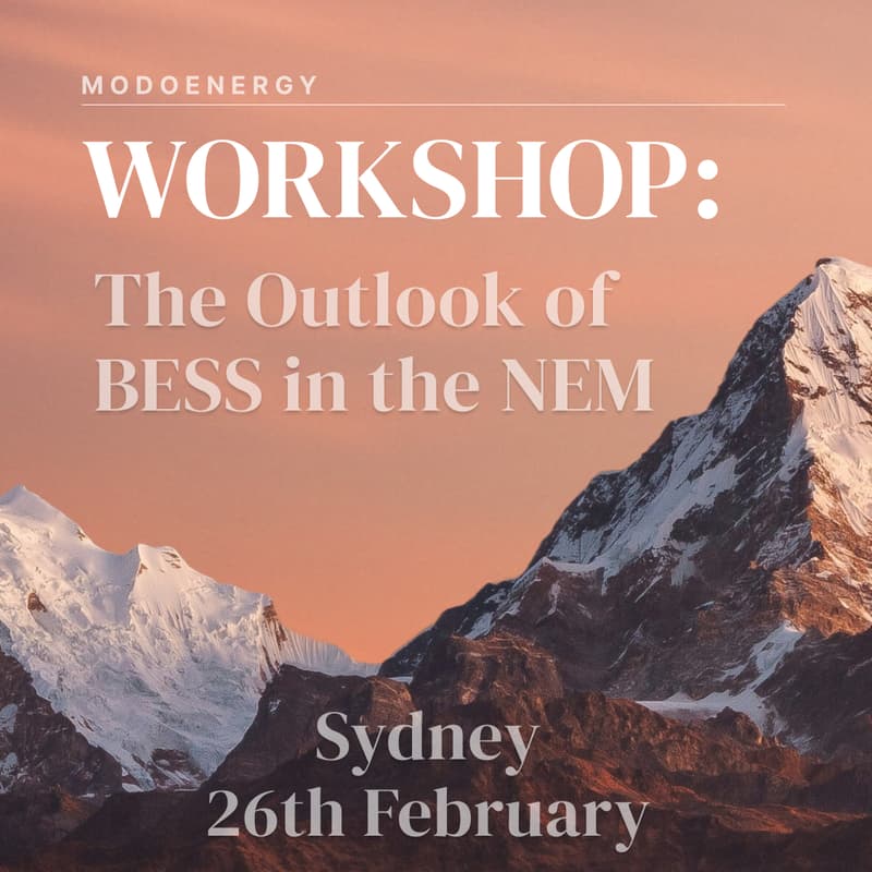 Cover Image for WORKSHOP: The Outlook of BESS in the NEM (Sydney)