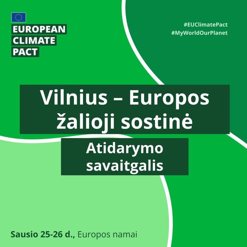 Cover Image for Vilnius – Europos žalioji sostinė, atidarymas